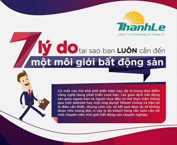 7 LÝ DO BẠN LUÔN CẦN ĐẾN MỘT MÔI GIỚI BẤT ĐỘNG SẢN
