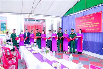 Ban CHQS TX Đông Triều khánh thành, bàn giao nhà đồng đội