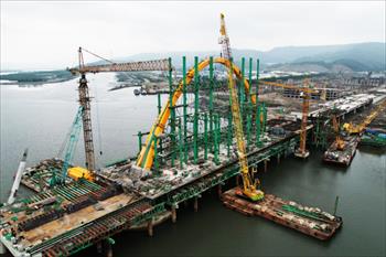 Quyết tâm hoàn thành cầu Cửa Lục 3 trong năm 2022