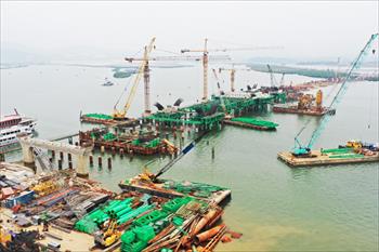 Tập trung đẩy nhanh tiến độ cầu Cửa lục 1