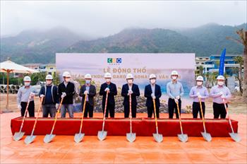 Tập đoàn CEO động thổ phân khu biệt thự biển Wyndham Garden Sonasea Vân Đồn