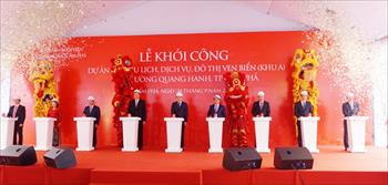 Khởi công Dự án Khu du lịch, dịch vụ, đô thị ven biển Quang Hanh, TP Cẩm Phả