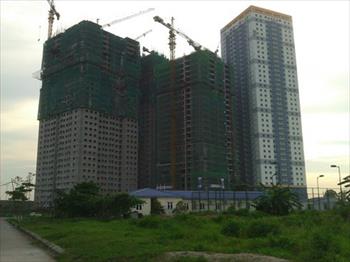 Ly hôn có thể chia chung cư chưa xây xong?