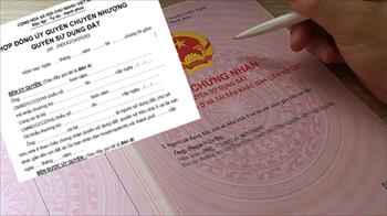 Mẫu hợp đồng uỷ quyền bán nhà đất chi tiết hiện nay.