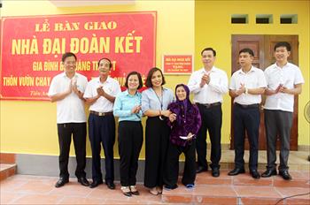 Quảng Yên: Khánh thành nhà đại đoàn kết cho hộ nghèo