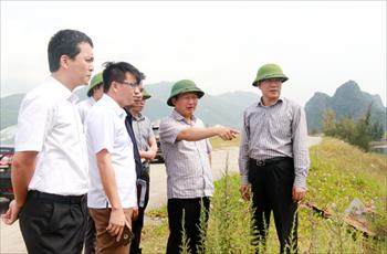 Lãnh đạo tỉnh kiểm tra, chỉ đạo GPMB một số dự án tại Vân Đồn