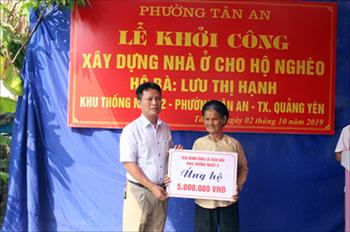 Khởi công xây dựng nhà ở cho hộ nghèo ở Quảng Yên