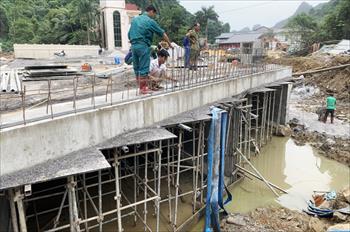 Dự án đường bao biển nối TP Hạ Long với TP Cẩm Phả: Đẩy nhanh thi công