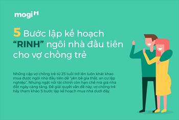 5 Bước lập kế hoạch “rinh” nhà cho vợ chồng trẻ