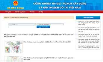Các tỉnh, thành phải công khai đồ án quy hoạch đất đai
